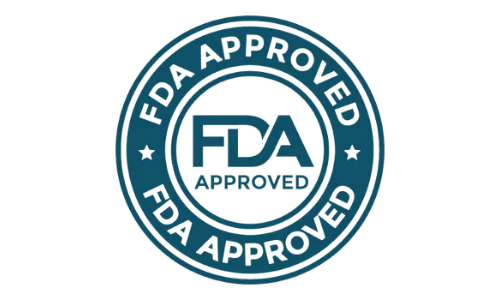 FDA and GMP certified logos