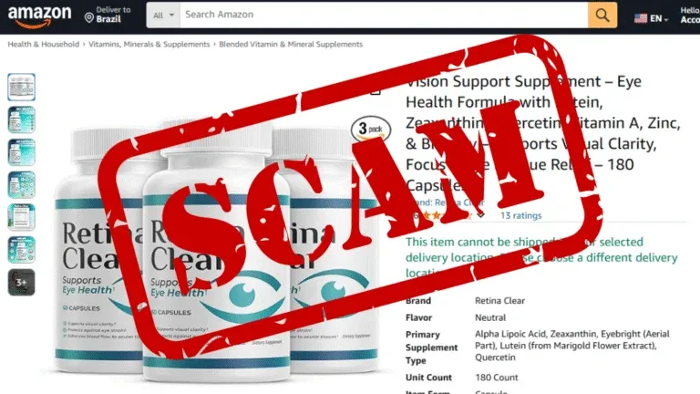 Illustration of a skeptical person looking at a product